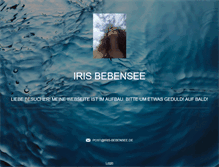 Tablet Screenshot of iris-bebensee.de